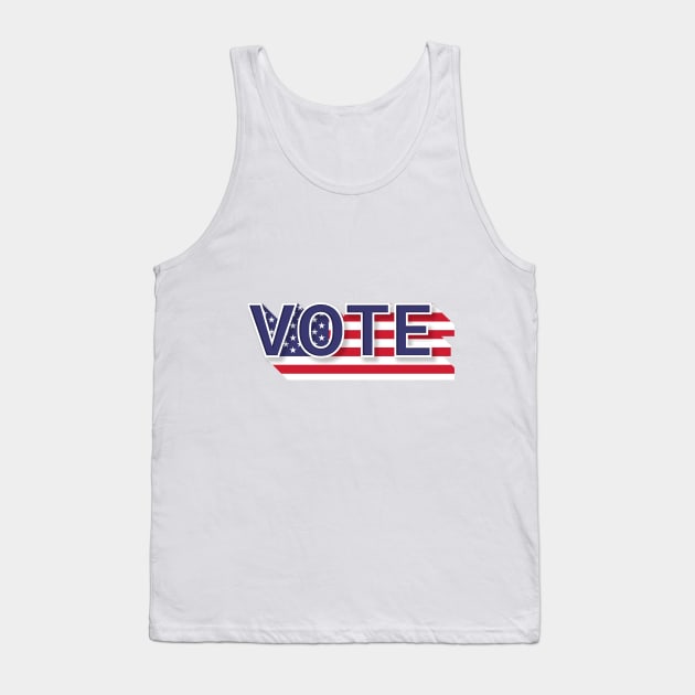 Vote Tank Top by Mako Design 